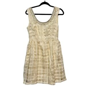 NWT Lucy Paris Sparkly Glamour Embellished Mini Dress Womens Large Clubwear Chic